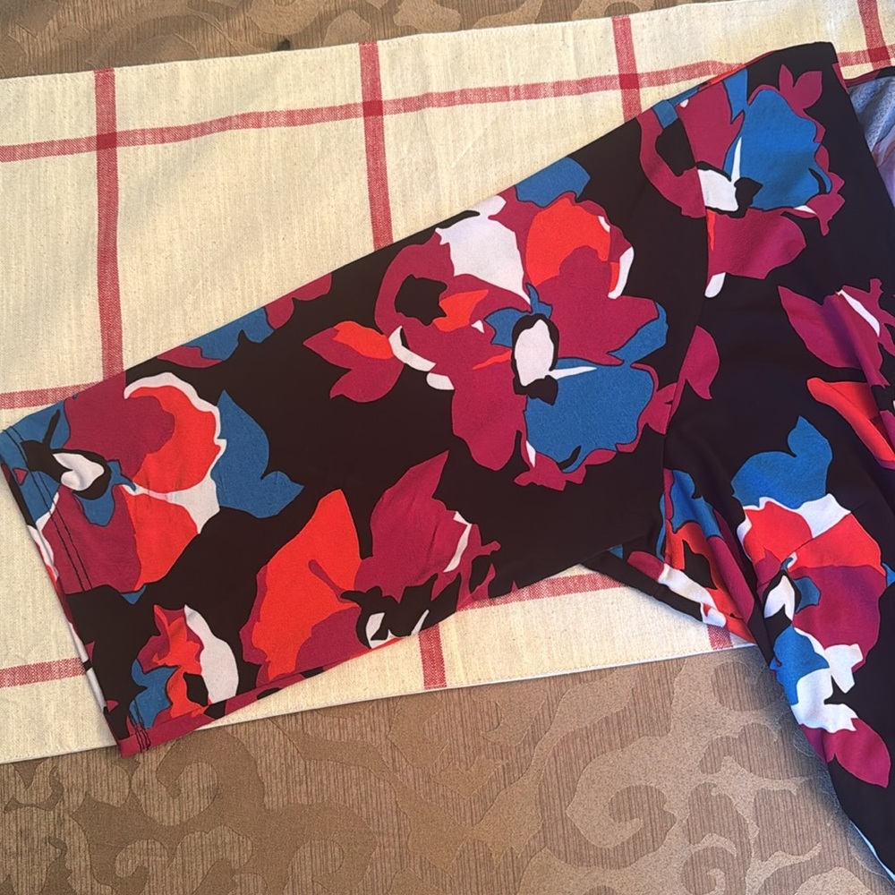 3X ROZ & ALI Women's Dress Floral Easy Care Spandex 22 - Picture 5 of 8